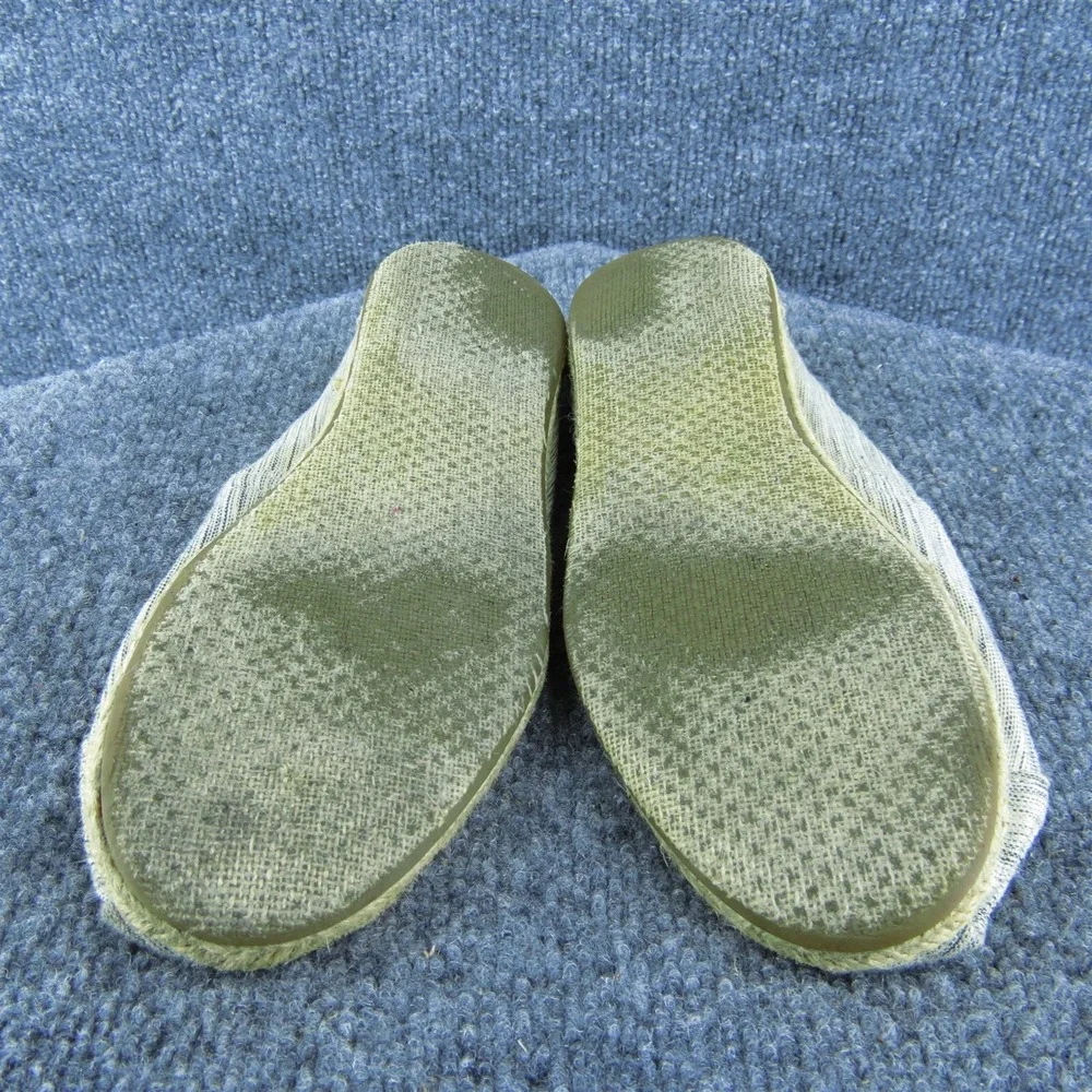 TOMS  Women Flat Shoes Beige Fabric Slip On‎ Size 6.5 Medium